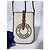 Bolsa transversal em lona e couro de bezerro Burberry England, marrom/creme Cru - vista 11