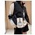 Bolsa transversal em lona e couro de bezerro Burberry England, marrom/creme Cru - vista 3
