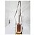 Bolsa transversal em lona e couro de bezerro Burberry England, marrom/creme Cru - vista 4