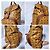 MCM Vintage Logo Print Coated Canvas Backpack Cognac Brown - view 12