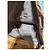 MCM Vintage Logo Print Coated Canvas Backpack Cognac Brown - view 13
