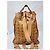 MCM Vintage Logo Print Coated Canvas Backpack Cognac Brown - view 8