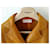 BURBERRY CAPITTO DOPPIOPETTO IN SHEARLING. Beige - vista 5