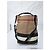 Burberry Canvas Mega Check Medium Ashby Hobo Saddle Bag Braun/Beige Kamel - Ansicht 4