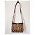 Lancel Pia MM Tasche aus Pythonleder und camelbraunem Leder Python drucken Hellbraun Dunkelbraun Gold hardware - Ansicht 17