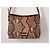 Lancel Pia MM Tasche aus Pythonleder und camelbraunem Leder Python drucken Hellbraun Dunkelbraun Gold hardware - Ansicht 18