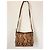 Lancel Pia MM Tasche aus Pythonleder und camelbraunem Leder Python drucken Hellbraun Dunkelbraun Gold hardware - Ansicht 2