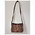 Lancel Pia MM Tasche aus Pythonleder und camelbraunem Leder Python drucken Hellbraun Dunkelbraun Gold hardware - Ansicht 5