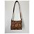 Lancel Pia MM Tasche aus Pythonleder und camelbraunem Leder Python drucken Hellbraun Dunkelbraun Gold hardware - Ansicht 8