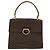 Céline Borsa a mano in tela Macadam CELINE in pelle PVC marrone oro Auth bs16599 D'oro - vista 13