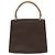 Céline Borsa a mano in tela Macadam CELINE in pelle PVC marrone oro Auth bs16599 D'oro - vista 2