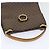 Céline Borsa a mano in tela Macadam CELINE in pelle PVC marrone oro Auth bs16599 D'oro - vista 6