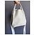 Borsa Loro Piana Bale Piccola Bianca in Pelle - vista 14