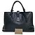 Bottega Veneta Borsa Roma Intrecciato Nappa Media Nera Nero