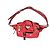 Moschino Biker Borsa a Spalla Rossa Rosso