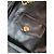 Giacca Biker Moschino in Pelle Nera e Oro Nero D'oro - vista 4