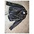 Giacca Biker Moschino in Pelle Nera e Oro Nero D'oro - vista 7