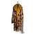 Versus Multicolored Patchwork Leather Coat with Fur Collar Multiple colors
