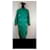 Trench Yves Saint Laurent Vert Clair Coton  - vue 9
