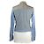 Prada Jacke aus Peyton Leder und Nylon hellblau - Ansicht 2
