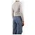 Altuzarra Cardigan froncé à pois gris clair - taille M - vue 2