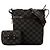 LOEWE Borsa a tracolla in tela nera con anagramma - vista 15