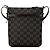 LOEWE Borsa a tracolla in tela nera con anagramma - vista 3