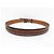BERLUTI GASPARD BELT IN BROWN LEATHER WITH SCAR PATTERN T90 + POUCH - view 3