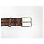 BERLUTI GASPARD BELT IN BROWN LEATHER WITH SCAR PATTERN T90 + POUCH - view 5