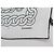 FULAR CHANEL LOGO CC E CATENE QUADRATO 90 CM IN SETA BIANCA Bianco - vista 6