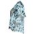 Blusa in georgette con stampa floreale Erdem Caprice in seta azzurra - vista 2