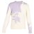 Erdem Salma Sweater in Cream and Purple Mohair - vista 3