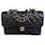 Chanel timeless classic flap bag, size small Black Leather  ref.1604341