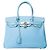 Hermès Sac HERMES Birkin 30 en Cuir Bleu - 102089