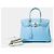 Hermès Sac HERMES Birkin 30 en Cuir Bleu - 102089 - vue 2
