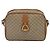 Céline Borsa a spalla in tela Macadam CELINE beige oro Auth yk14240 D'oro - vista 13