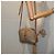 Céline Borsa a spalla in tela Macadam CELINE beige oro Auth yk14240 D'oro - vista 22