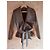 Burberry Herringbone Jacke Schwarz Weiß Wolle und Polyester - Ansicht 2