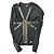 Cardigan bondage nero Versace Jeans Couture primi anni 2000
