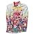 Camisa de Cómics Jean Paul Gaultier AW1995 Multicolor