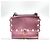 Borsa Fendi Kan I in pelle rosa - vista 2