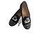 Mocassini Christian Louboutin in denim blu con borchie