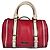 Borsa Burberry Speedy Rossa e Bianca in Pelle Rosso