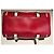 Borsa Burberry Speedy Rossa e Bianca in Pelle Rosso - vista 5