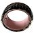 Chanel Armreif mit falschen Perlen und CC-Spitzenblumen Schwarz Pink Weiß - Ansicht 4