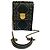 Clutch Diorama verticale in agnello con borchie Christian Dior Nero Gold hardware