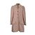 Cambon Abrigo de tweed de algodón con cuello alto y ribete rosa Chanel 2013C, botón CC 36