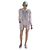 Cambon Abrigo de tweed de algodón con cuello alto y ribete rosa Chanel 2013C, botón CC 36 - vista 2