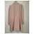 Cambon Abrigo de tweed de algodón con cuello alto y ribete rosa Chanel 2013C, botón CC 36 - vista 5