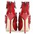 Botines Jing de serpiente roja Jimmy Choo - vista 4